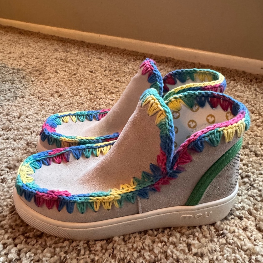 Mou boots with Multicolor Trim